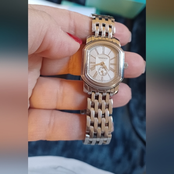 Tiffany&Co. Mark Coupe Silver Quartz Women's Wristwatch Stainless Steel watch - Picture 4 of 15